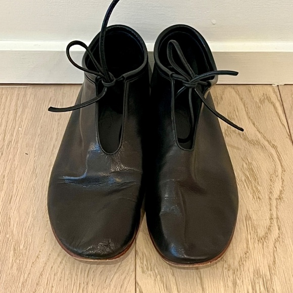 Martiniano Black Leather Booties in Size 36 - Picture 2 of 6